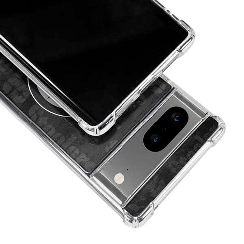 NFL Pittsburgh Steelers Black & White Google Pixel 7a Clear Case